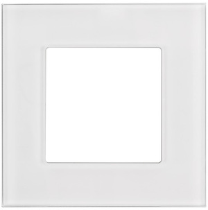 Miniatura produktu: Szklana ramka Maclean, pojedyncza, biała, 86x86mm, MCE730W