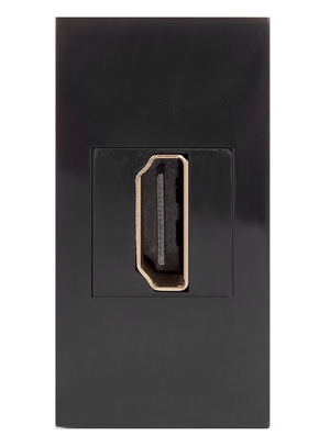 Miniatura produktu: Gniazdo HDMI Maclean, pojedyncze, czarne, MCE720B