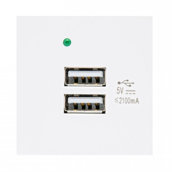 Zdjęcie produktu: Gniazdo USBx2 z ładowarką Maclean MCE728W