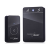 Miniatura zdjęcia: Dzwonek bezprzewodowy nadajnik-2 odbiorniki GreenBlue, 38 melodii, czarny, dotykowy, zasięg do 150m, GB112