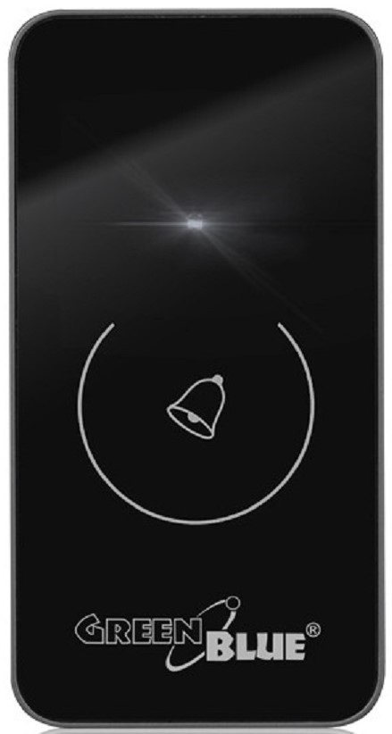 Nadajnik do dzwonka bezprzewodowego czarny GreenBlue GB113 Nadajnik do dzwonka bezprzewodowego czarny GreenBlue GB113