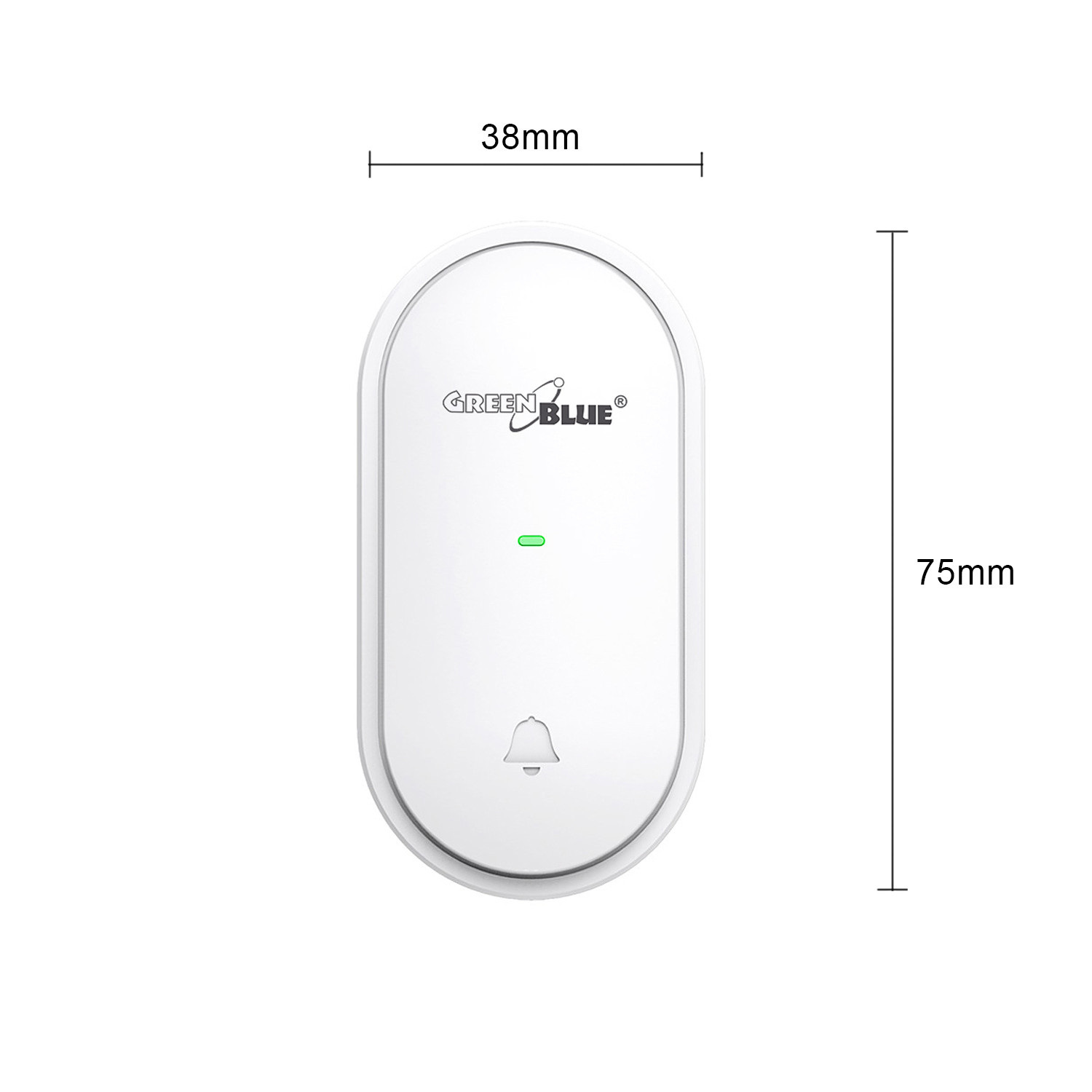 GreenBlue przycisk kinetyczny GB348