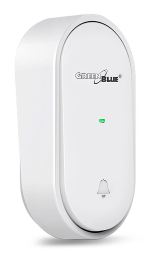 Miniatura produktu: Przycisk transmiter kinetyczny GreenBlue, pasuje do dzwonka GB210, bezbateryjny, biały, GB348 Miniatura produktu: Przycisk transmiter kinetyczny GreenBlue, pasuje do dzwonka GB210, bezbateryjny, biały, GB348