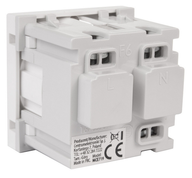 Zdjęcie produktu: Gniazdko typu F niemieckie Maclean MCE719W