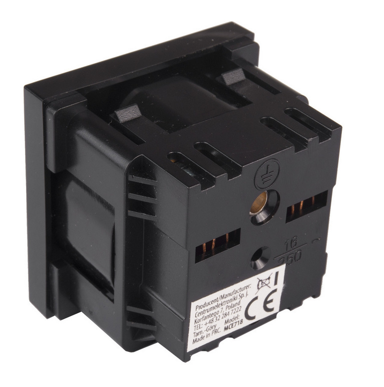 Gniazdko typu E Francuskie Maclean MCE718B Gniazdko typu E Francuskie Maclean MCE718B