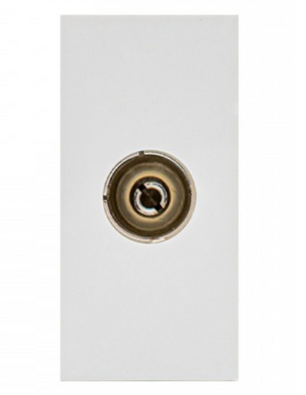 Zdjęcie produktu: Gniazdo TV Maclean pojedyncze białe MCE726W