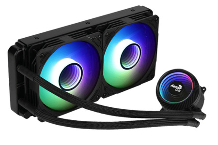 Miniatura produktu: Chłodzenie wodne Aerocool PGS Mirage L240 ARGB Black 240mm