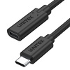 Przedłużacz USB TYP-C 10Gbps 4K 60Hz PD 20V/2A Unitek 1m (C14086BK-1M)