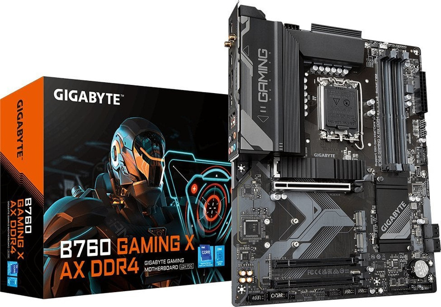 Zdjęcie produktu: Płyta główna Gigabyte B760 GAMING X AX DDR4 LGA1700 Zdjęcie produktu: Płyta główna Gigabyte B760 GAMING X AX DDR4 LGA1700