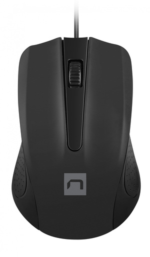 Miniatura produktu: Mysz przewodowa Natec Snipe, Optyczna 1200 DPI - czarna (NMY-2020)