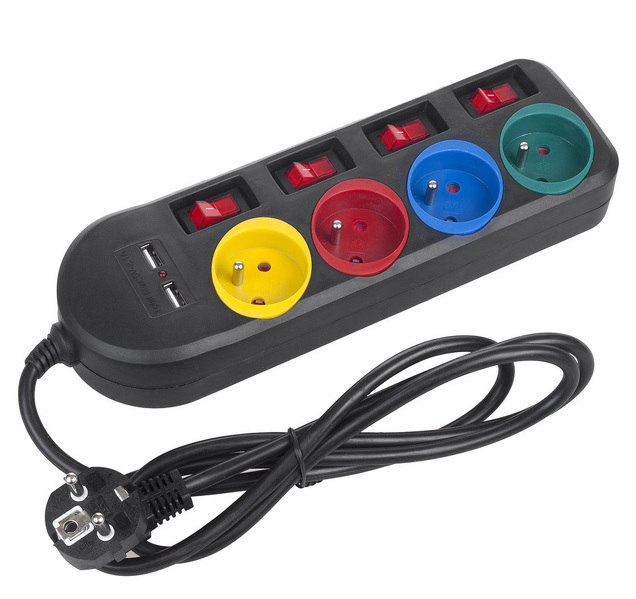 Zdjęcie produktu: Listwa zasilająca Maclean Czarna MCE229B