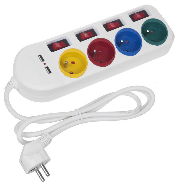 Zdjęcie produktu: Listwa zasilająca Maclean Biała MCE229W