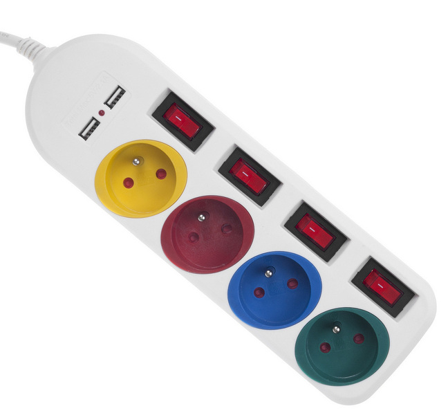 Zdjęcie produktu: Listwa zasilająca Maclean Biała MCE229W