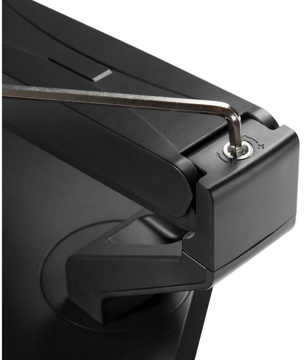 Zdjęcie produktu: Uchwyt do monitora dotykowego Maclean, wolnostojący z podstawą, VESA 75x75/100x100, 17"-32", max 10kg, MC-895