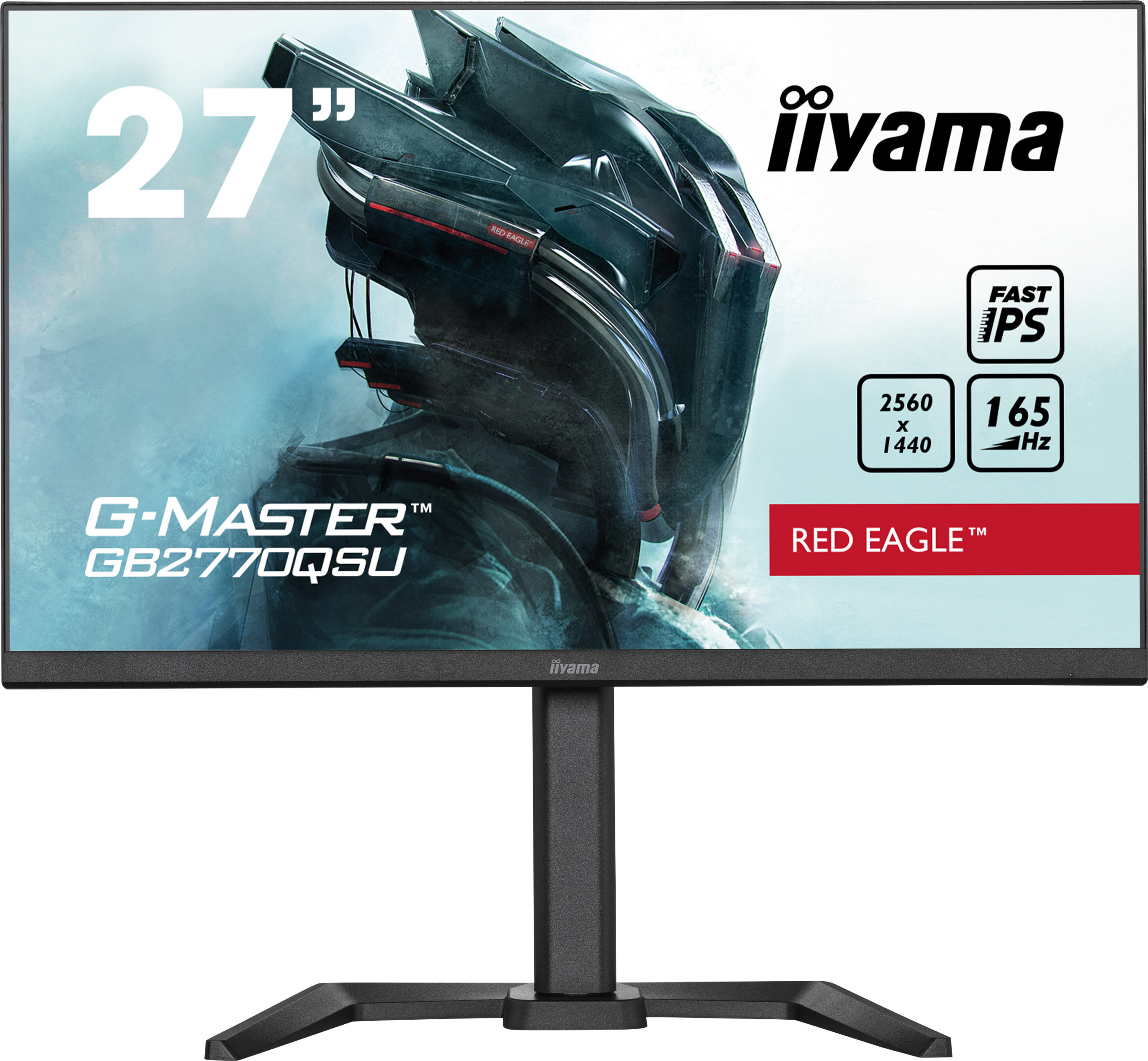 iiyama G-Master GB2770QSU-B5 Red Eagle 27" WQHD 165Hz 0,5ms FreeSync PIVOT- z gwarancją iiyama 3 lata - zero martwych pikseli 30 dni iiyama G-Master GB2770QSU-B5 Red Eagle 27" WQHD 165Hz 0,5ms FreeSync PIVOT- z gwarancją iiyama 3 lata - zero martwych pikseli 30 dni