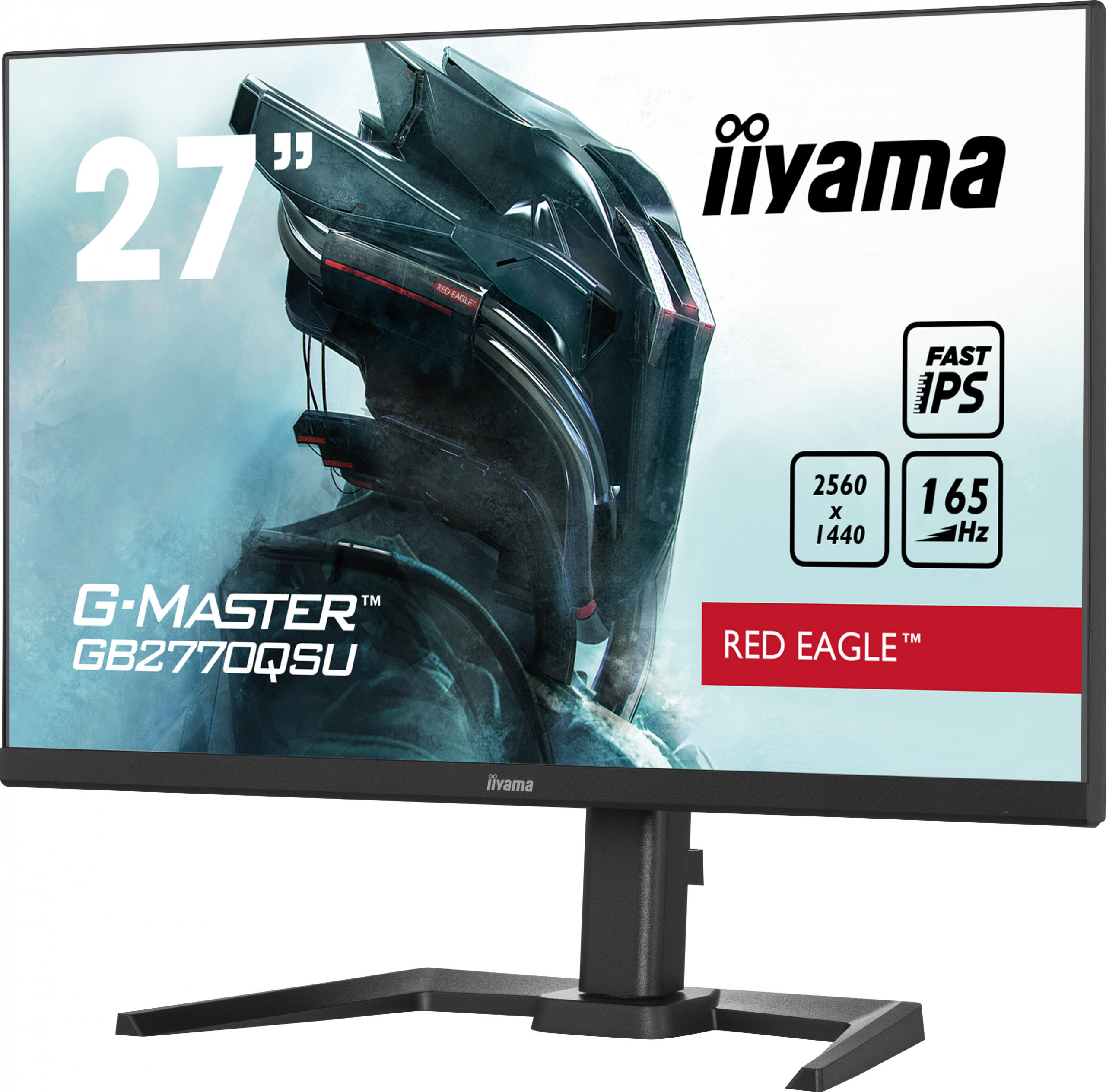 iiyama G-Master GB2770QSU-B5 Red Eagle 27" WQHD 165Hz 0,5ms FreeSync PIVOT- z gwarancją iiyama 3 lata - zero martwych pikseli 30 dni iiyama G-Master GB2770QSU-B5 Red Eagle 27" WQHD 165Hz 0,5ms FreeSync PIVOT- z gwarancją iiyama 3 lata - zero martwych pikseli 30 dni