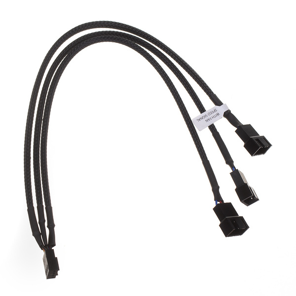 Zdjęcie produktu: Gelid rozgałęziacz 3x 4pin PWM 30cm czarny