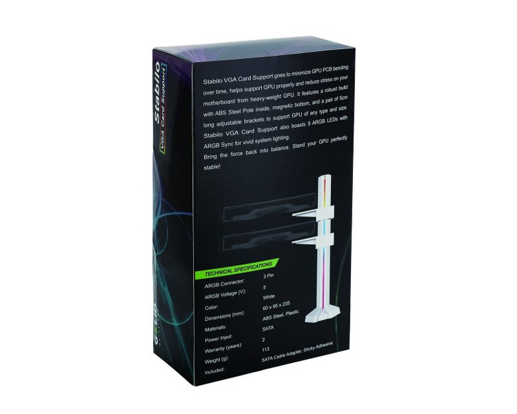 Zdjęcie produktu: Gelid Stabilo VGA Card Support White