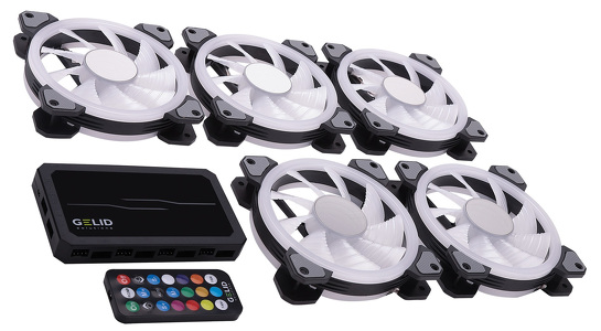 Miniatura produktu: Gelid AMBER 8 Pro Bundle RF-RGB-MP-02