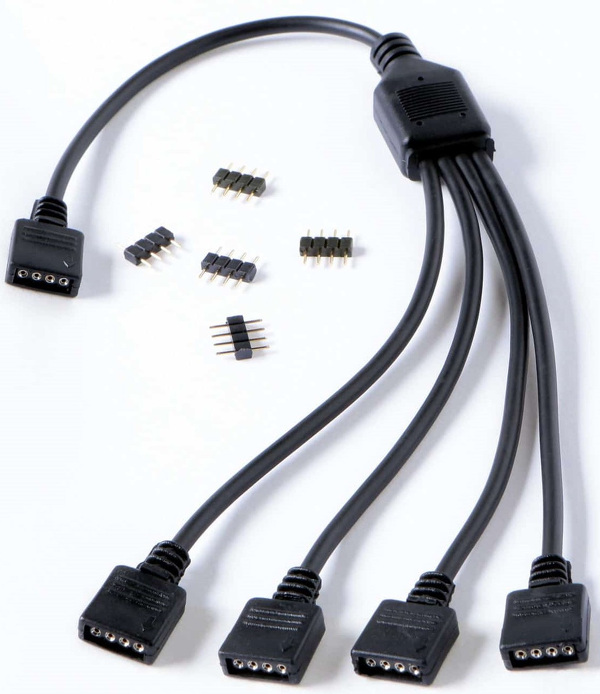 Zdjęcie produktu: Gelid RGB 4-Way Splitter Cable (CA-RGB-01)