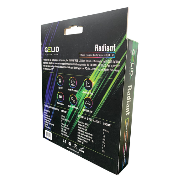 Zdjęcie produktu: Gelid Radiant RGB 120mm (FN-RADIANT-20)