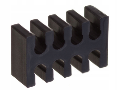 Miniatura produktu: Gelid 8pin acrylic cable holder black klamra do kabli grzebień