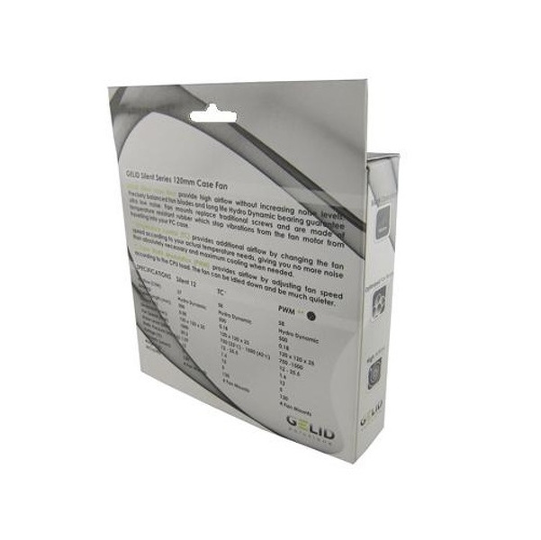 Zdjęcie produktu: Gelid Silent 12 PWM (FN-PX12-15) Zdjęcie produktu: Gelid Silent 12 PWM (FN-PX12-15)
