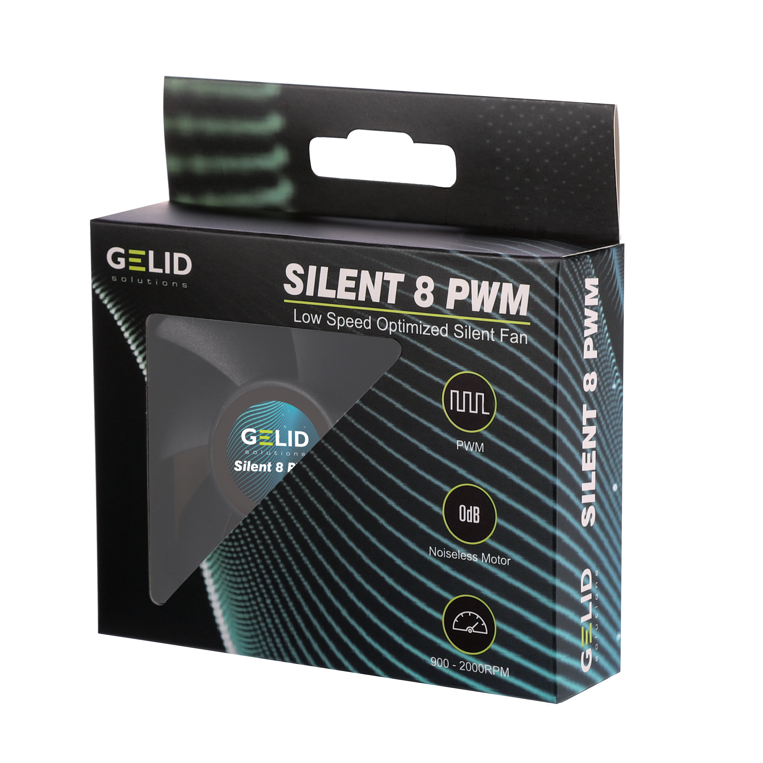 Gelid 80mm Silent 8 PWM Black (FN-PX08-21)