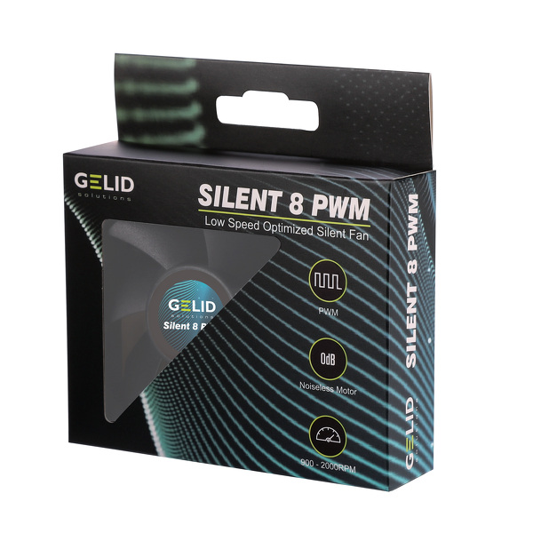 Zdjęcie produktu: Gelid 80mm Silent 8 PWM Black (FN-PX08-21)