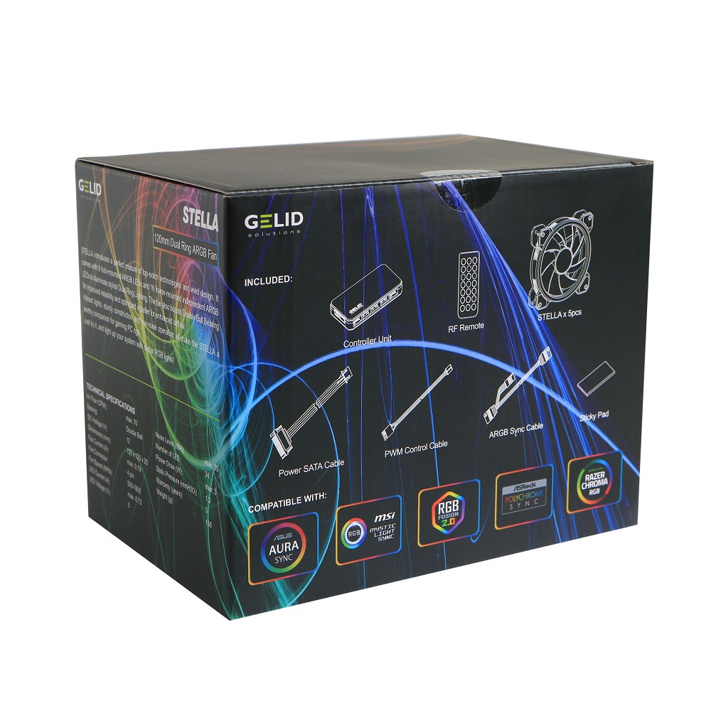 Gelid Amber5 ARGB Combo Bundle RF-RGB-MP-01