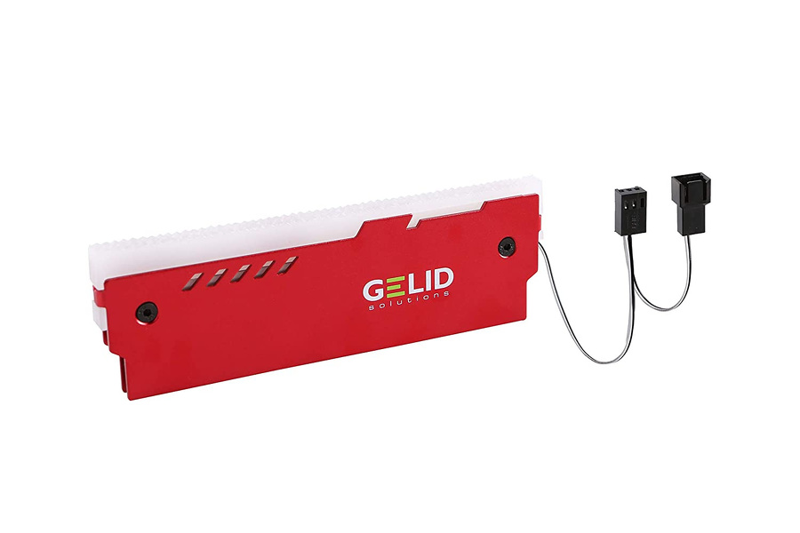 Zdjęcie produktu: Gelid Lumen RGB RAM Memory Cooling Kit Red