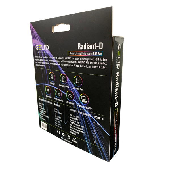 Zdjęcie produktu: Gelid Radiant-D D-RGB 120mm (FN-RADIANTD-20)