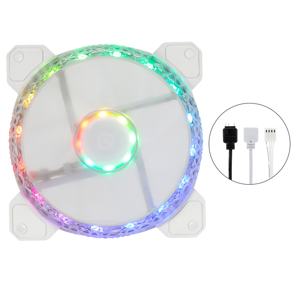 Zdjęcie produktu: Gelid Stella Frost D-RGB 120mm Daisy Chain Zdjęcie produktu: Gelid Stella Frost D-RGB 120mm Daisy Chain