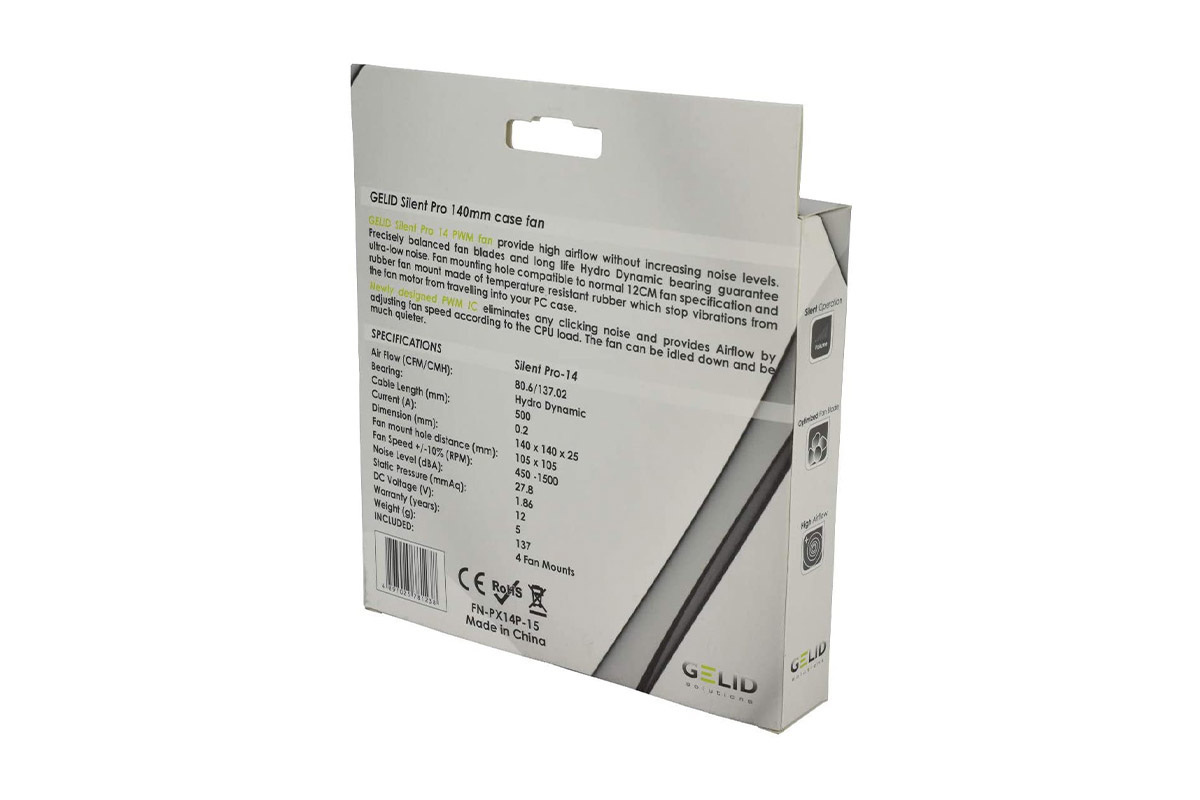Gelid 140mm SILENT PRO 14 (PWM FN-PX14P-15)