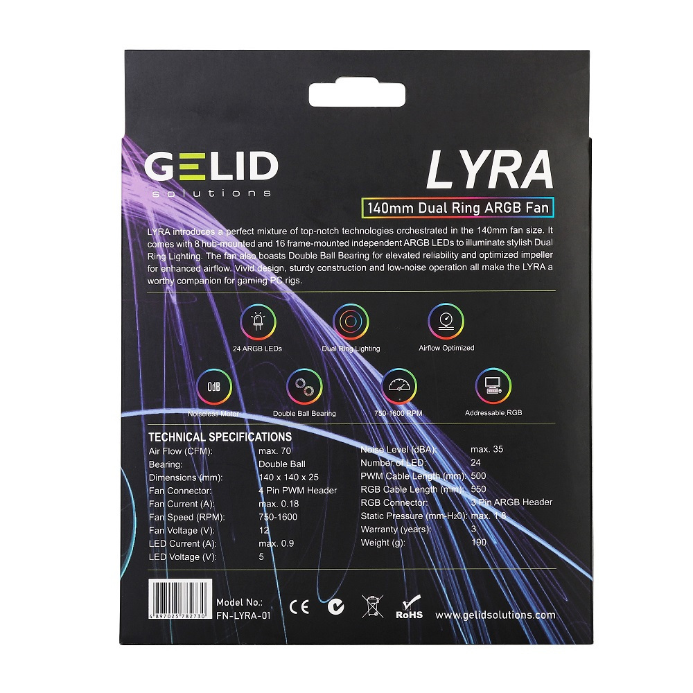 Gelid 140mm Lyra FN-LYRA-01 ARGB