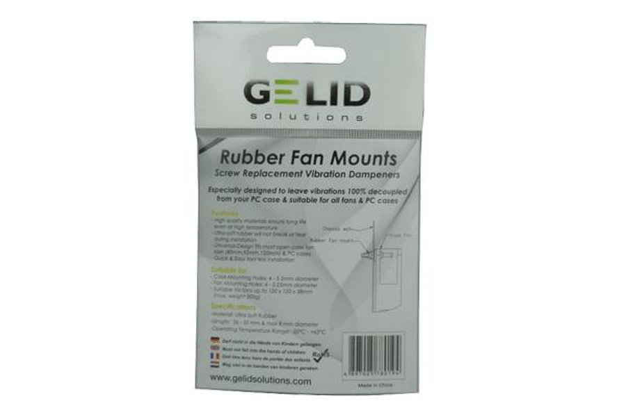 Zdjęcie produktu: Gelid Fan Mounts Black RB-GR02-B