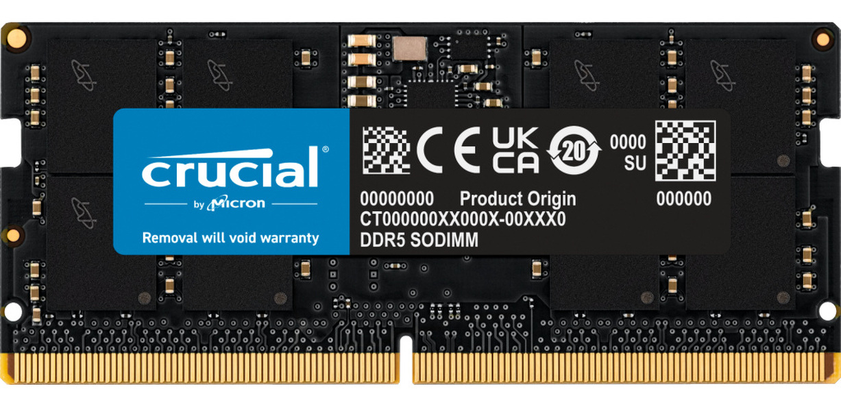 Zdjęcie produktu: Pamięć Crucial SODIMM 16GB DDR5 5200MHz CL42 Zdjęcie produktu: Pamięć Crucial SODIMM 16GB DDR5 5200MHz CL42