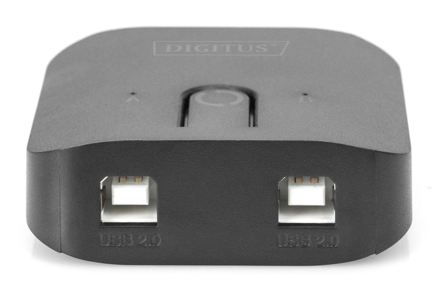 Zdjęcie produktu: Digitus Przełącznik USB 2.0, 2 PC - 1 Urządzenie, samozasilający