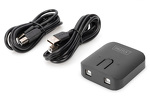 Miniatura zdjęcia: Digitus Przełącznik USB 2.0, 2 PC - 1 Urządzenie, samozasilający
