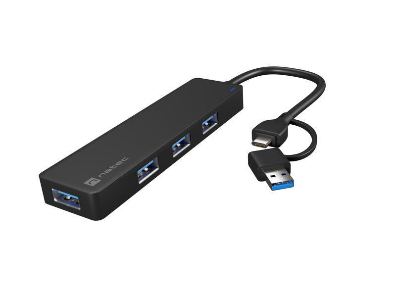 Zdjęcie produktu: HUB Natec Mayflay USB Typ-C i USB-A NHU-2023