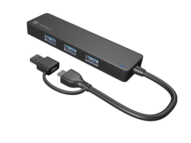 Zdjęcie produktu: HUB Natec Mayflay USB Typ-C i USB-A NHU-2023