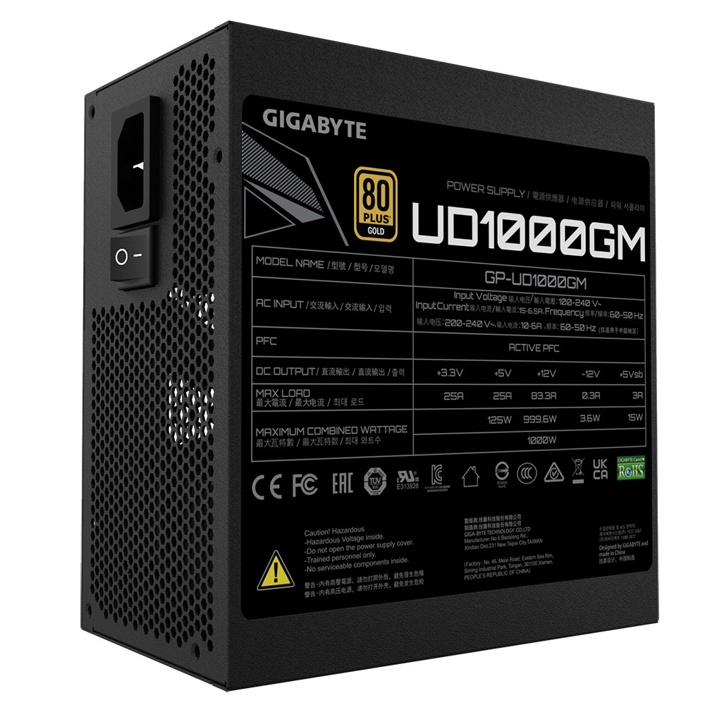 Gigabyte GP-UD1000GM 1000W 80 PLUS Gold