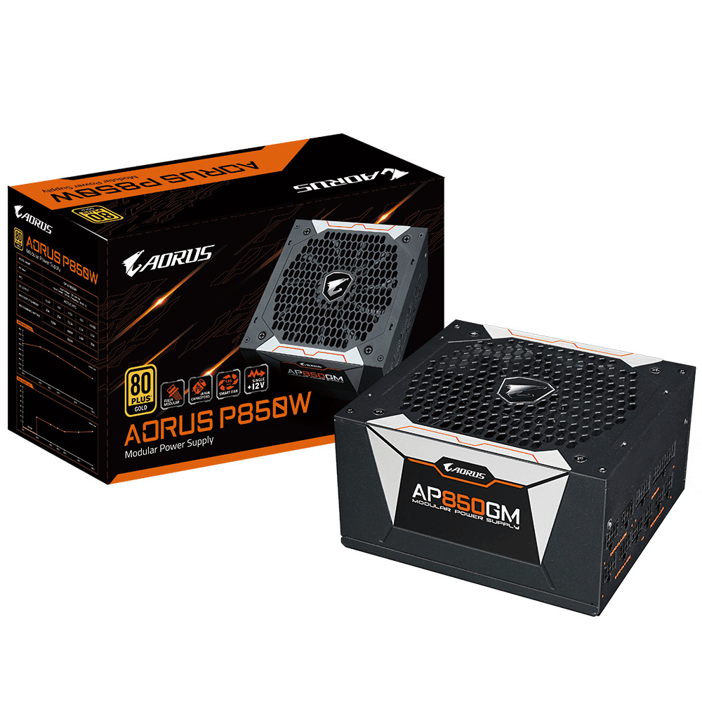 Zasilacz Gigabyte AORUS GP-AP850GM 850W 80 PLUS Gold modularny