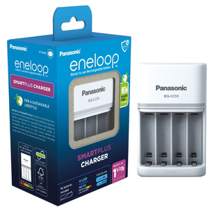 Miniatura produktu: Ładowarka akumulatorków Ni-MH Panasonic Eneloop BQ-CC55 eco blister (BQ-CC55E) Miniatura produktu: Ładowarka akumulatorków Ni-MH Panasonic Eneloop BQ-CC55 eco blister (BQ-CC55E)