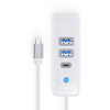Miniatura zdjęcia: Orico HUB 2xUSB 3.1+Typ-C PWC2U-C3-015-WH-EP