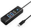 Hub USB TYP-C Orico 2x USB 3.1 + USB TYP-C - czarny (PWC2U-C3-015-BK-EP)