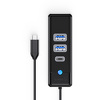 Miniatura zdjęcia: Orico HUB 2xUSB 3.1+Typ-C PWC2U-C3-015-BK-EP