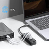 Miniatura zdjęcia: Orico HUB 2xUSB 3.1+Typ-C PWC2U-C3-015-BK-EP