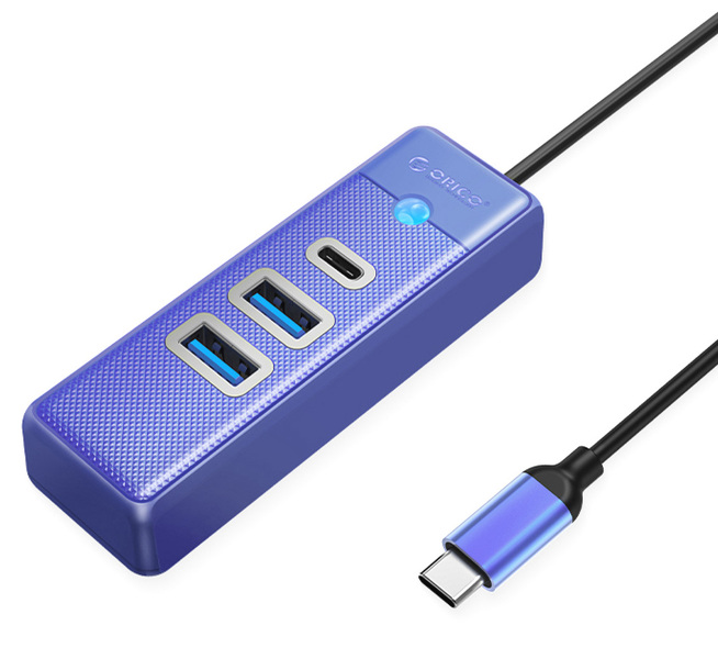 Zdjęcie produktu: Orico HUB 2xUSB 3.1+Typ-C PWC2U-C3-015-BL-EP