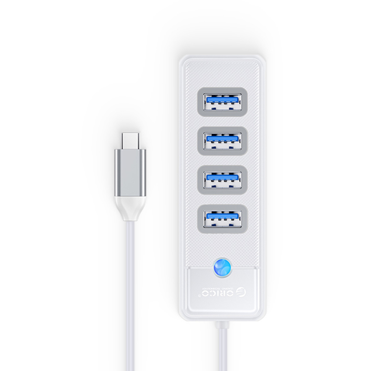 Hub USB TYP-C Orico 4x USB 3.1 - biały (PW4U-C3-015-WH-EP)